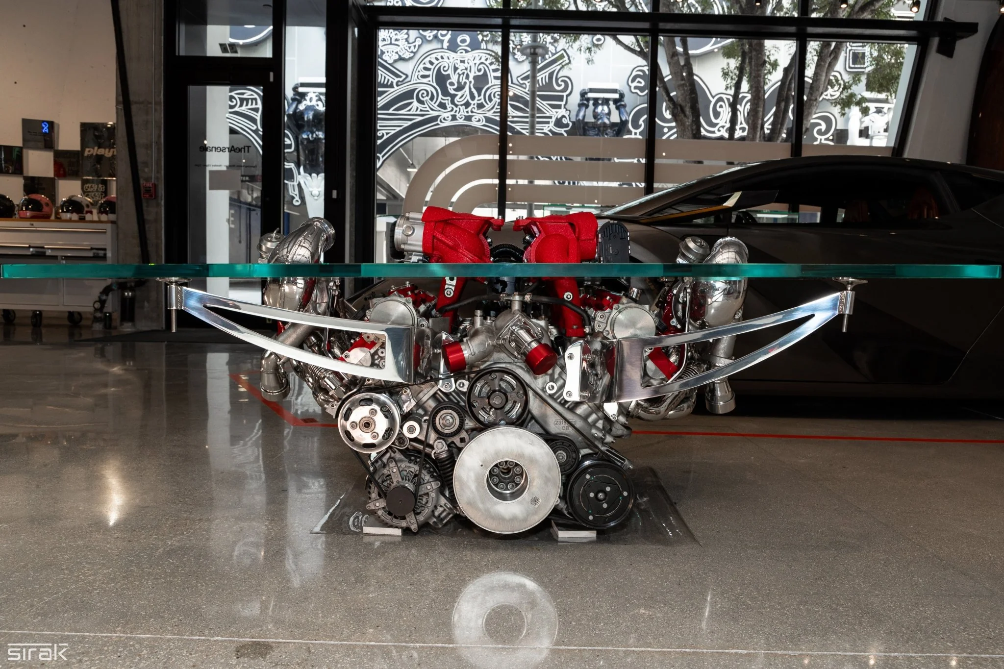 Ferrari 488 Challenge Engine Coffee Table - Image 4