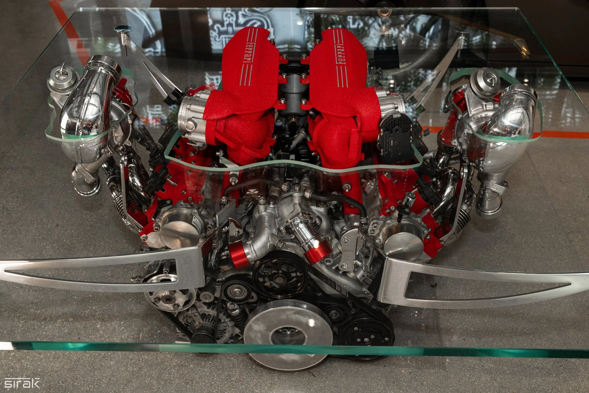 Ferrari 488 Challenge Engine Coffee Table - Image 5