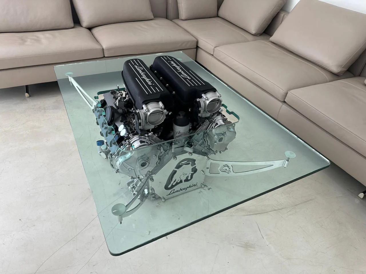 Lamborghini Huracán V10 Engine Coffee Table – Lamborghini Engine Art Table | TheArsenale - Image 4
