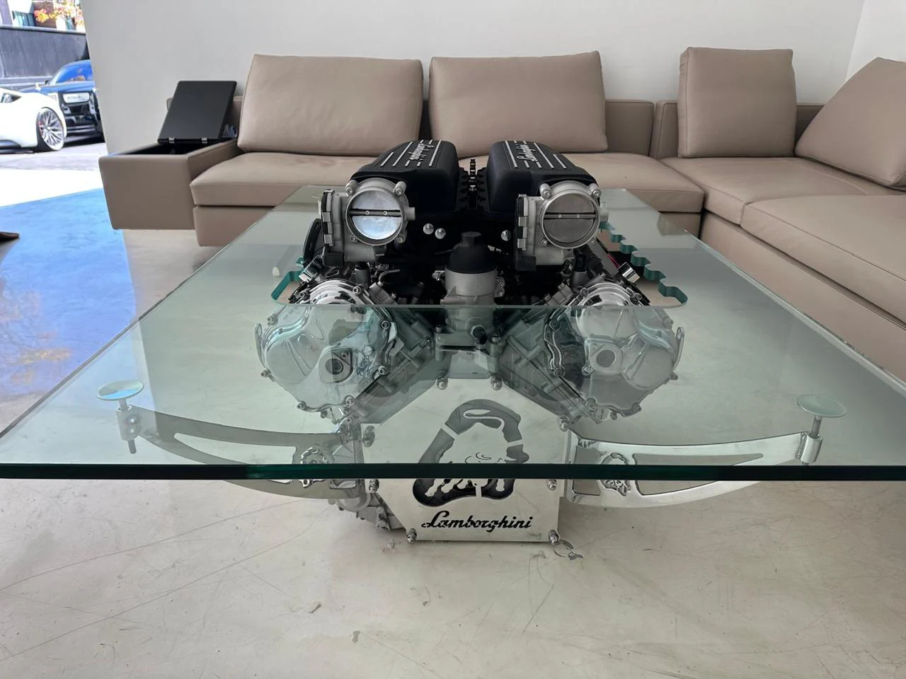 Lamborghini Huracán V10 Engine Coffee Table – Lamborghini Engine Art Table | TheArsenale - Image 7