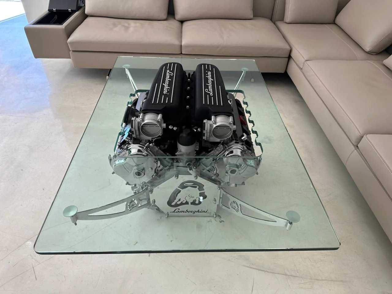 Lamborghini Huracán V10 Engine Coffee Table – Lamborghini Engine Art Table | TheArsenale - Image 8