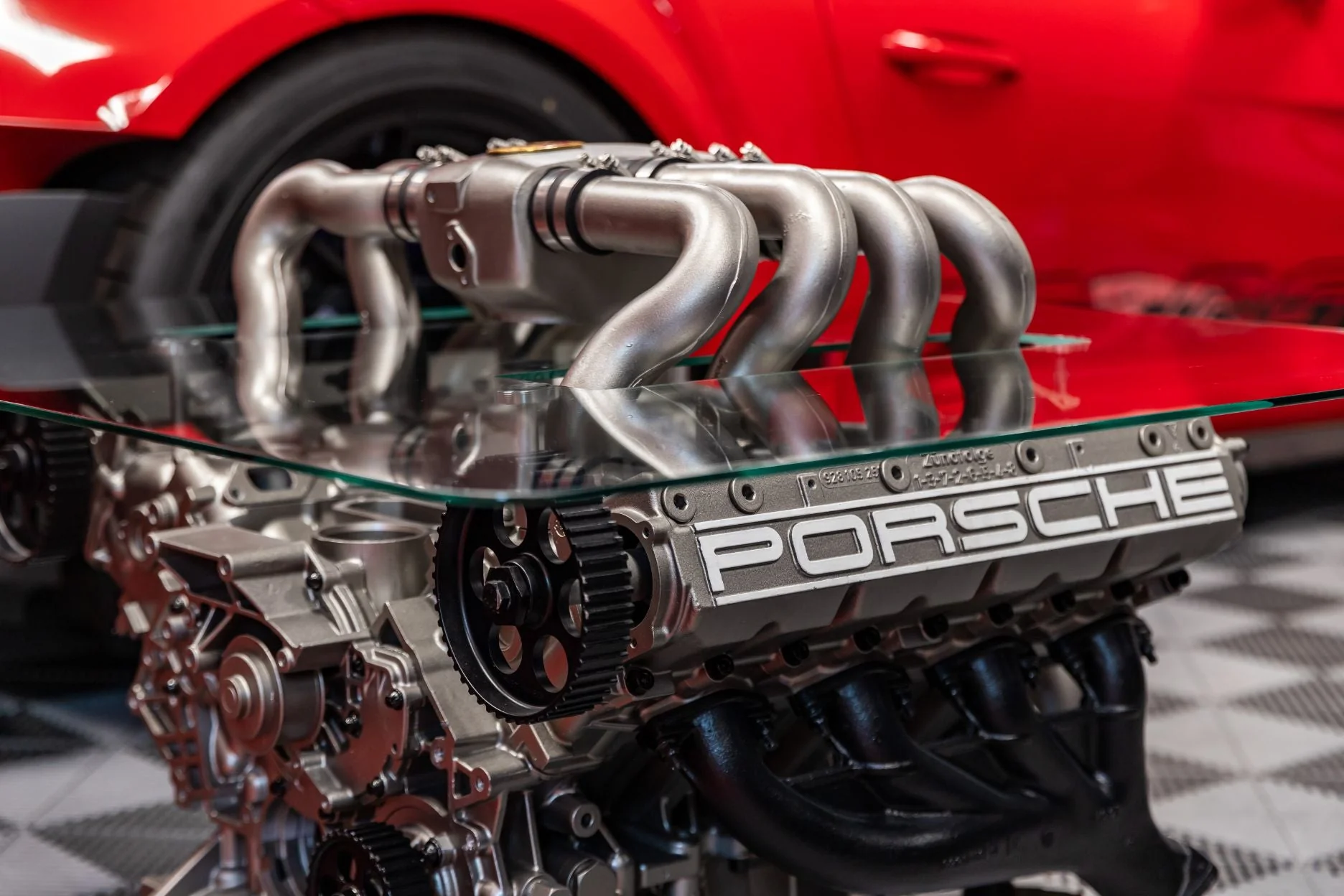 Porsche 928 Engine Coffee Table – Porsche Engine Art Furniture - Image 3